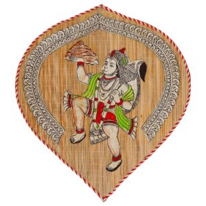 Bamboo Hand Crafted Leaf Design Wall Hangings Of Hanuman Ji For Home Decor | Bamboo Art For Wall Decor